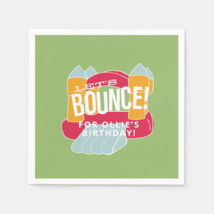 Ontwerp van een springplank/kasteel servet