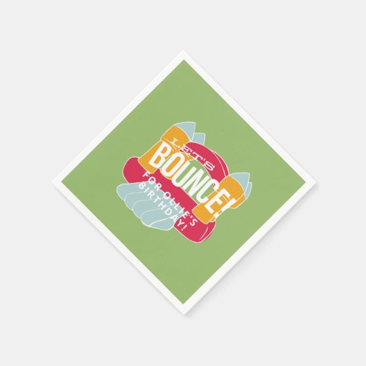 Ontwerp van een springplank/kasteel servet (Hoek)