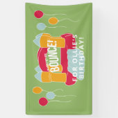 Ontwerp van een springplank/kasteel spandoek (Verticaal)