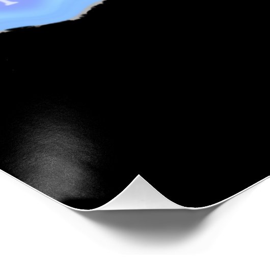 Ontwerp van een stutwerk over "Blijf glimlachen".  Perfect Poster (Hoek)