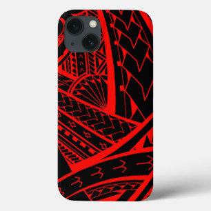 Ontwerp van een tattoo van het Samoaanse stamhout  Case-Mate iPhone Case