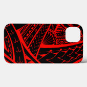 Ontwerp van een tattoo van het Samoaanse stamhout  Case-Mate iPhone Case (Achterkant (horizontaal))