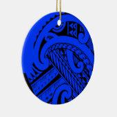 Ontwerp van een tattoo van het Samoaanse stamhout Keramisch Ornament (Rechts)