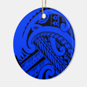 Ontwerp van een tattoo van het Samoaanse stamhout Keramisch Ornament (Links)