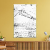 Ontwerp van een vliegmachine canvas afdruk (Insitu (Woonkamer))