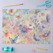 Ontwerp van een Whimsical Butterfly-serie 12 Tissuepapier (Craft)