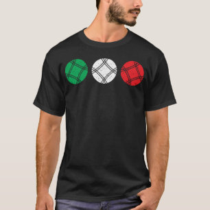 Ontwerp van een wolkbank - bocce petanque boules p t-shirt