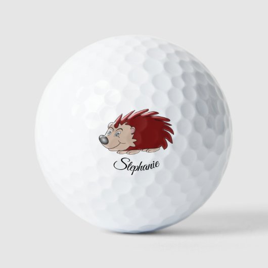 Ontwerp van egel - Aangepast Golfballen (Voorkant)