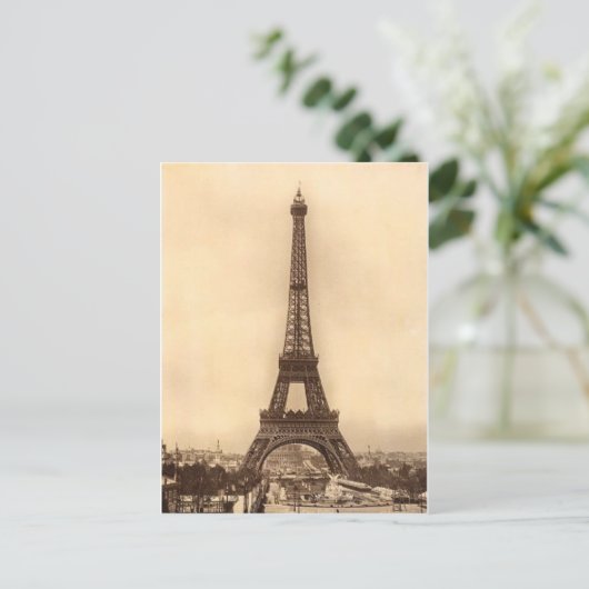 Ontwerp van  Eiffeltoren Briefkaart (Staand voorkant)