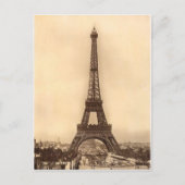 Ontwerp van  Eiffeltoren Briefkaart (Voorkant)