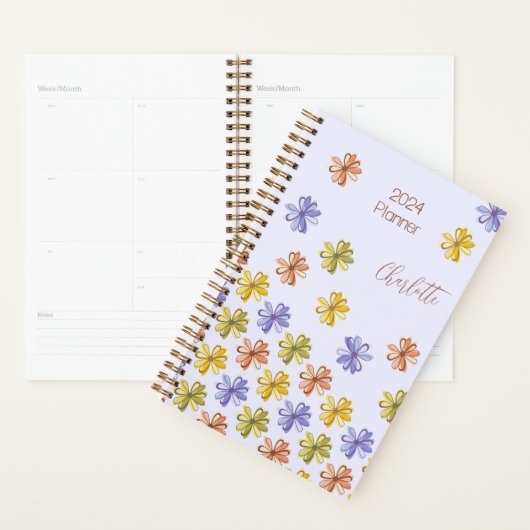 Ontwerp van elastische bloemen planner (Display)