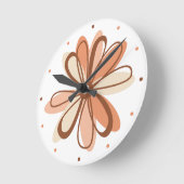 Ontwerp van elastische bloemen ronde klok (Hoek)