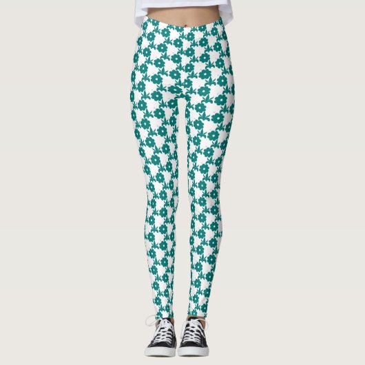 Ontwerp van elegant en grafisch patroonpatroon leggings (Voorkant)