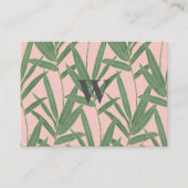 Ontwerp van elegante bamboe visitekaartje (Voorkant)