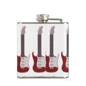 Ontwerp van elektrische gitaar heupfles (Achterkant)