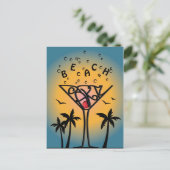 Ontwerp van elke partij uitnodiging briefkaart (Staand voorkant)