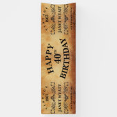  ontwerp van elke zondag spandoek (Verticaal)