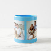 Ontwerp van familiefoto tweekleurige koffiemok (Center)