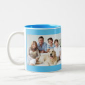 Ontwerp van familiefoto tweekleurige koffiemok (Links)
