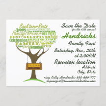 Ontwerp van familiereünie.