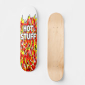Ontwerp van Firey Flames van Hot Stuff Persoonlijk Skateboard (Voorkant)