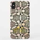 Ontwerp van Floral Circuitry op een iPhone Case (Achterkant)