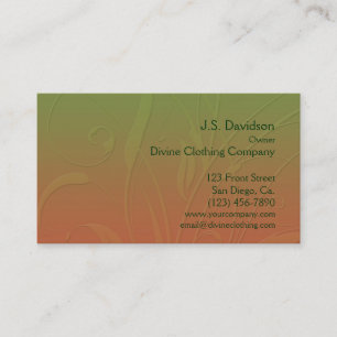  ontwerp van Floral Leaf Visitekaartje