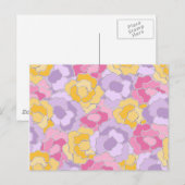 Ontwerp van Floral Pattern Briefkaart (Voorkant / Achterkant)