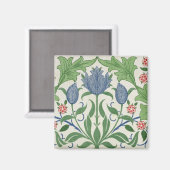 Ontwerp van Floral wallpaper Magneet (Voorkant / Achterkant)