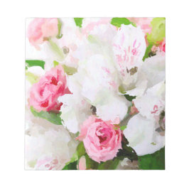 Ontwerp van Floral-Waterverf Notitieblok