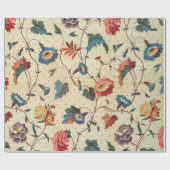 ontwerp van florale textielstof cadeaupapier (Vlak)