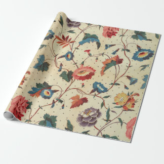  ontwerp van florale textielstof cadeaupapier