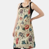 ontwerp van florale textielstof schort (Insitu)