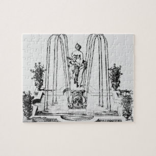 Ontwerp van fonteinen uit 'The Gardens of Wilton', Legpuzzel
