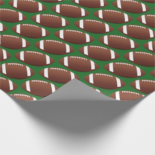 Ontwerp van football cadeaupapier (Hoek)