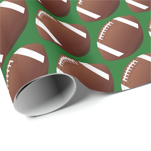 Ontwerp van football cadeaupapier (Rol Hoek)