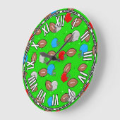 Ontwerp van football grote klok (Hoek)