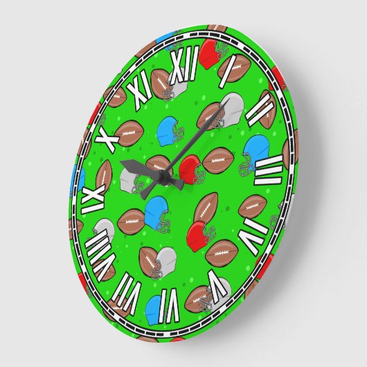 Ontwerp van football grote klok (Hoek)