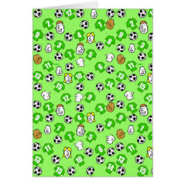 Ontwerp van football met groene Shirten