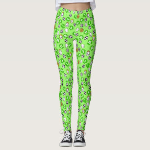Ontwerp van football met Shirten in groen Leggings