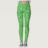 Ontwerp van football met Shirten in wit Leggings (Voorkant)