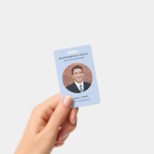 Ontwerp van foto-identiteit voor wellnessprofessio badge (Handheld)