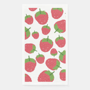 Ontwerp van frambozenfruit servet
