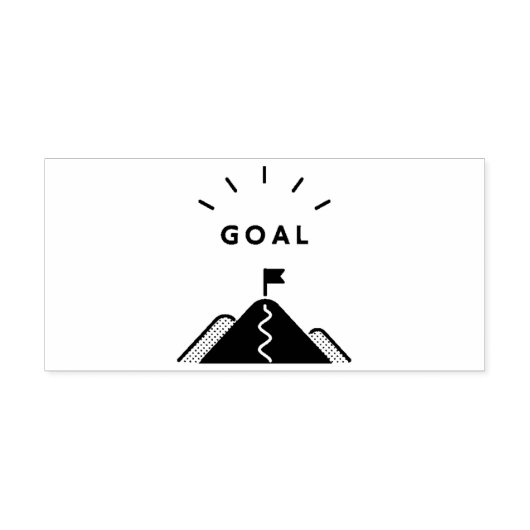 Ontwerp van gebergte rubberstempel (Afrduk)