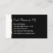 Ontwerp van gebeurtenisplanner visitekaartje (Voorkant)