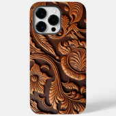 Ontwerp van geboost leder Case-Mate iPhone case (Achterkant)