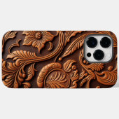 Ontwerp van geboost leder Case-Mate iPhone case (Achterkant (horizontaal))