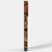 Ontwerp van geboost leder Case-Mate iPhone case (Achterkant / Rechts)