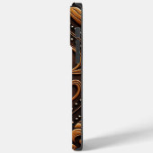 Ontwerp van geboost leder Case-Mate iPhone case (Achterkant / Links)