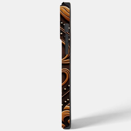 Ontwerp van geboost leder Case-Mate iPhone case (Achterkant / Links)